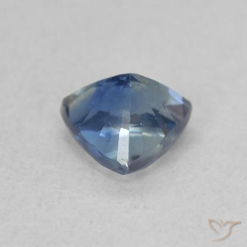 Safira Cerceta Natural 0.54ct, Trilhão, VS