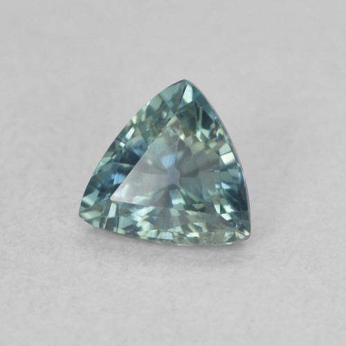 Safira Cerceta Natural 0.43ct, Trilhão, VS