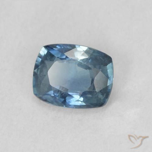 Safira Azul Natural 0.42ct, Almofada, VS