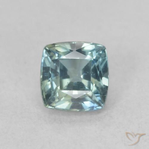 0.60ct Natural Cerceta Safira, Almofada, VS