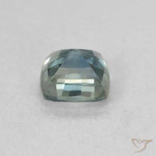 Safira Cerceta Natural 0.60ct, Almofada, VS