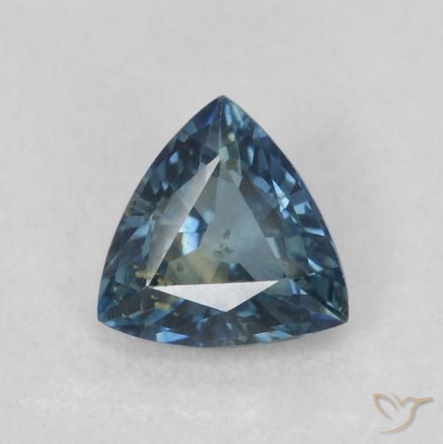 0.61ct Natural Cerceta Safira, Trilhão, VS