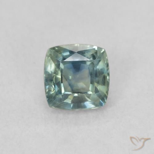0.48ct Natural Cerceta Safira, Almofada, VS
