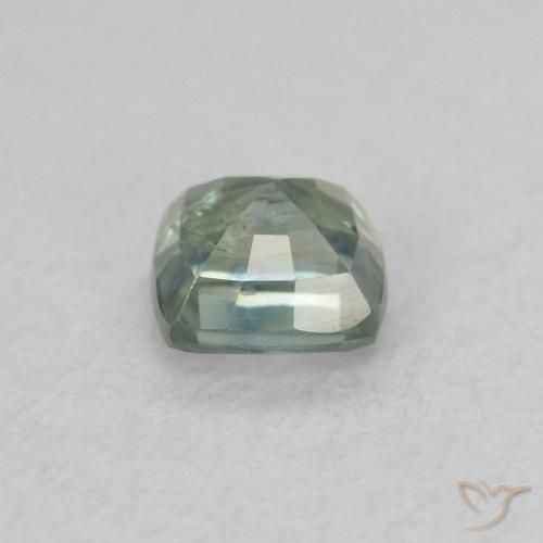 Safira Cerceta Natural 0.48ct, Almofada, VS