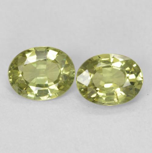 0.79ctw Natural Luz verde Safira, oval, VVS-VS
