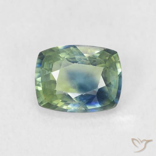 0.73ct Natural Cerceta Safira, Almofada, VS