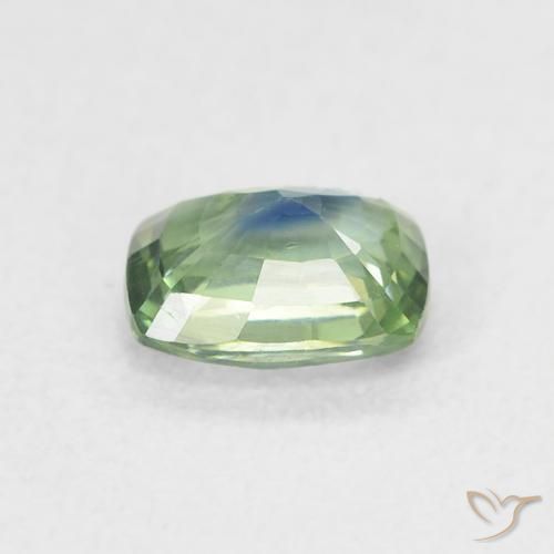 Safira Cerceta Natural 0.73ct, Almofada, VS