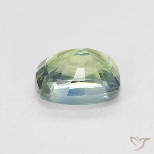 Safira Cerceta Natural 0.77ct, Almofada, VS