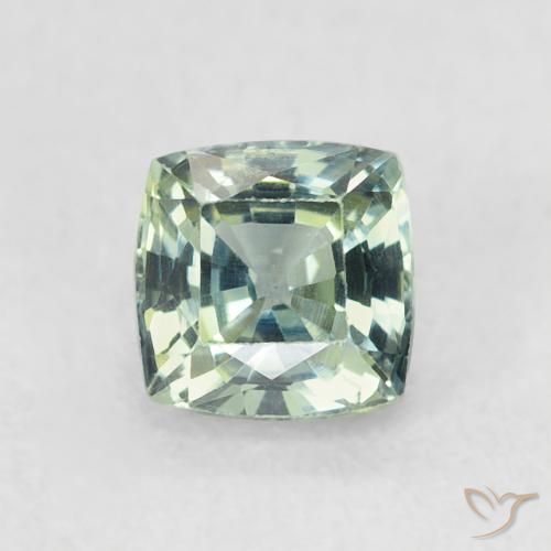 0.68ct Natural Cerceta Safira, Almofada, VVS-VS