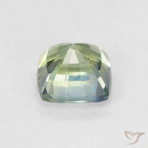 Safira Cerceta Natural 0.68ct, Almofada, VVS-VS