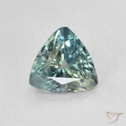0.74ct Natural Cerceta Safira, Trilhão, VS