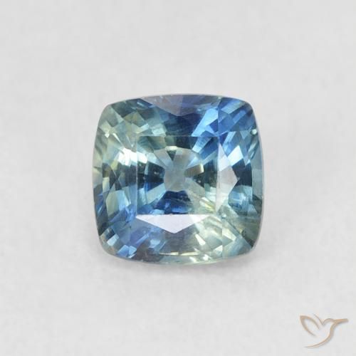 0.71ct Natural Cerceta Safira, Almofada, VS