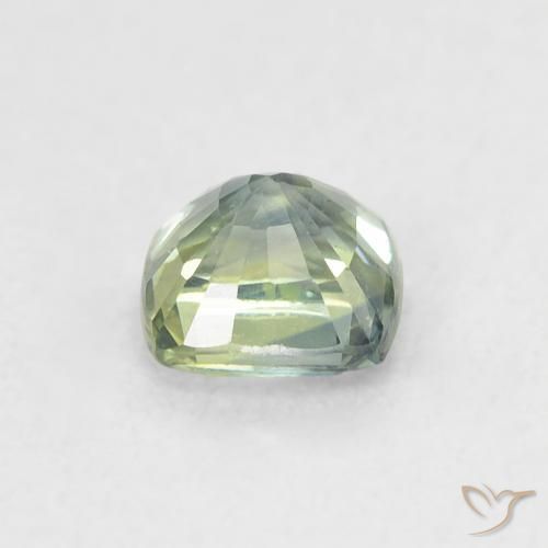Safira Cerceta Natural 0.71ct, Almofada, VS