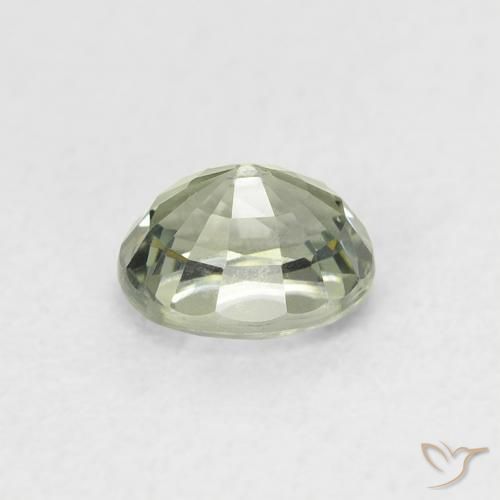 Safira Luz verde Natural 0.62ct, oval, VVS