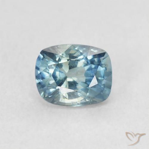 0.61ct Natural Cerceta Safira, Almofada, VVS-VS