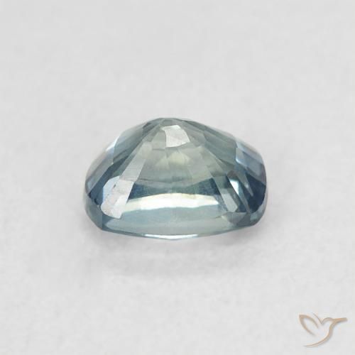 Safira Cerceta Natural 0.61ct, Almofada, VVS-VS