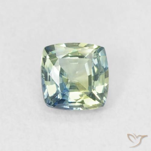 0.43ct Natural Cerceta Safira, Almofada, VVS-VS