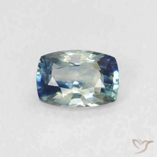 0.62ct Natural Cerceta Safira, Almofada, VVS-VS