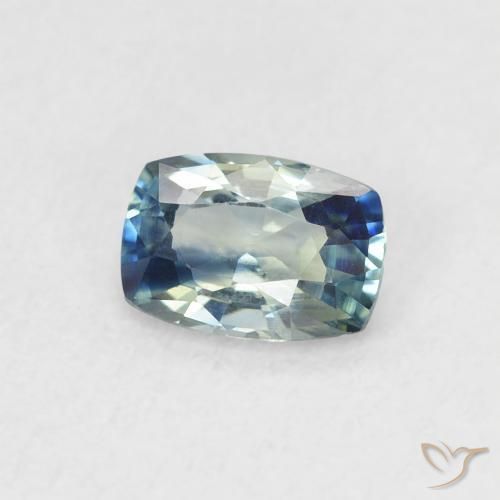 Safira Cerceta Natural 0.62ct, Almofada, VVS-VS