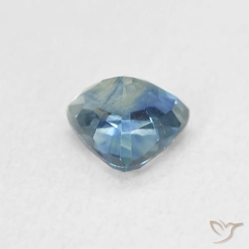 Safira Cerceta Natural 0.55ct, Trilhão, VVS-VS