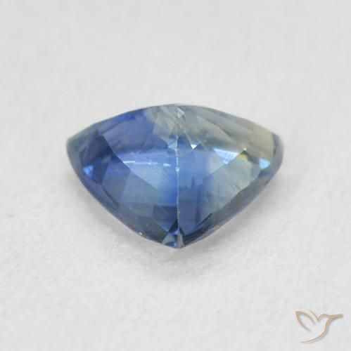 Safira Cerceta Natural 0.78ct, Trilhão, VS