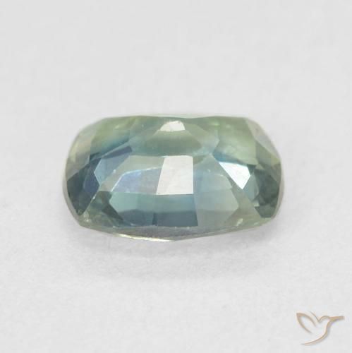 Safira Cerceta Natural 0.79ct, Almofada, VS