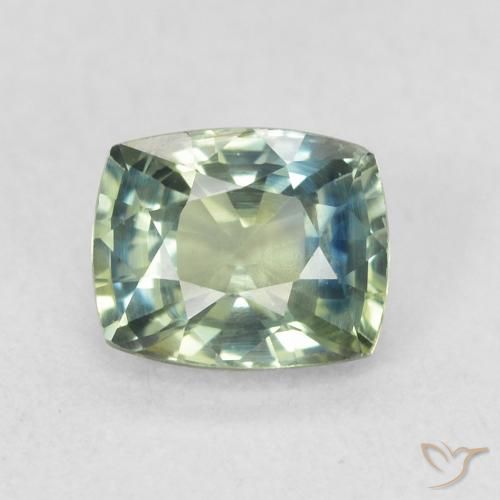 0.78ct Natural Cerceta Safira, Almofada, VS