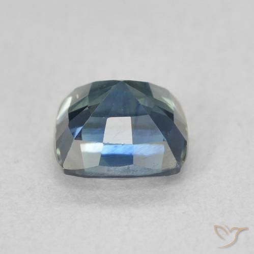 Safira Cerceta Natural 0.87ct, Almofada, VS