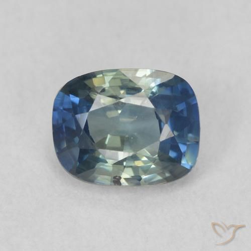 0.73ct Natural Cerceta Safira, Almofada, VS