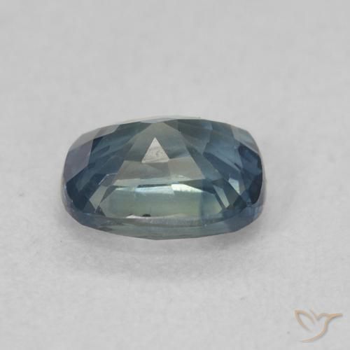 Safira Cerceta Natural 0.73ct, Almofada, VS