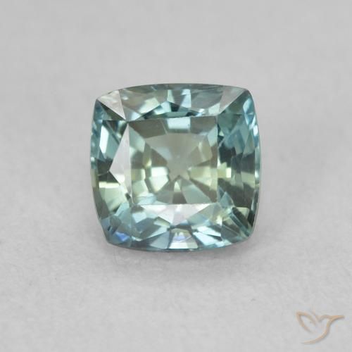 0.67ct Natural Cerceta Safira, Almofada, VS
