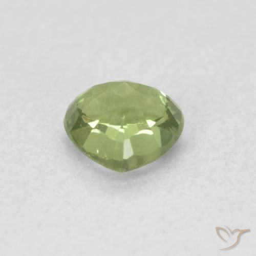 Safira Verde médio Natural 0.46ct, Trilhão, VVS-VS