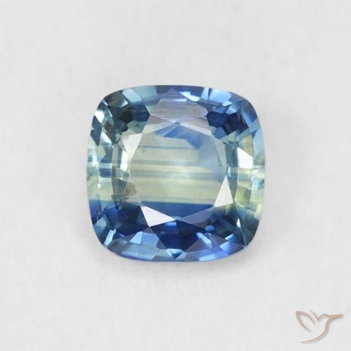 0.70ct Natural Cerceta Safira, Almofada, VVS
