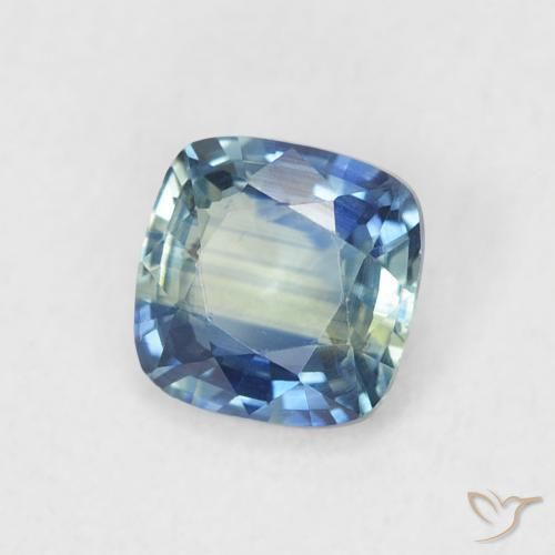 Safira Cerceta Natural 0.70ct, Almofada, VVS