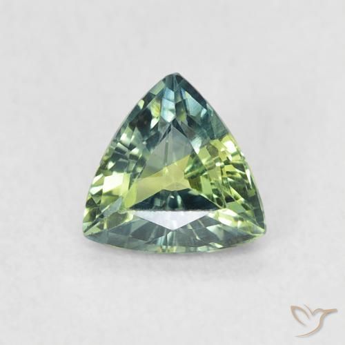 0.56ct Natural Multicolorido Safira, Trilhão, VVS