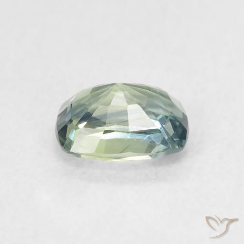Safira Cerceta Natural 0.73ct, Almofada, VVS