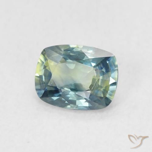 Safira Cerceta Natural 0.64ct, Almofada, VVS