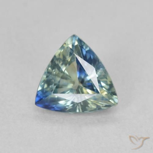 0.54ct Natural Cerceta Safira, Trilhão, VVS-VS