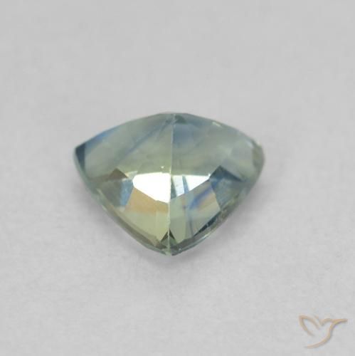 Safira Cerceta Natural 0.54ct, Trilhão, VVS-VS