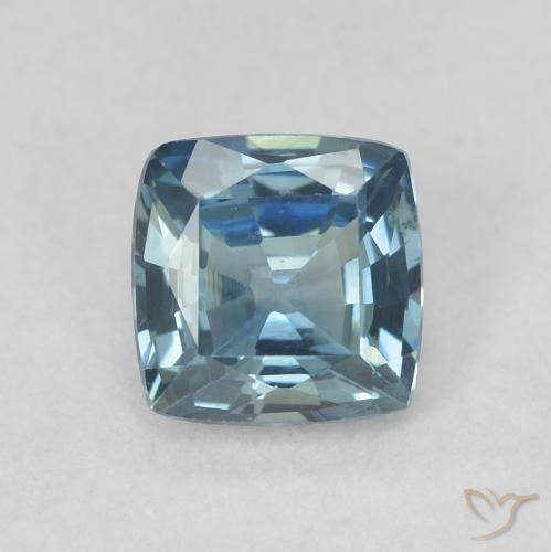 0.72ct Natural Cerceta Safira, Almofada, VVS-VS
