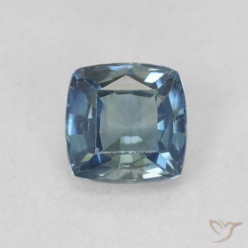 0.61ct Natural Cerceta Safira, Almofada, VVS-VS