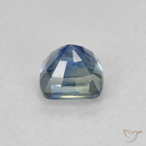 Safira Azul-marinho Natural 0.57ct, Almofada, VS