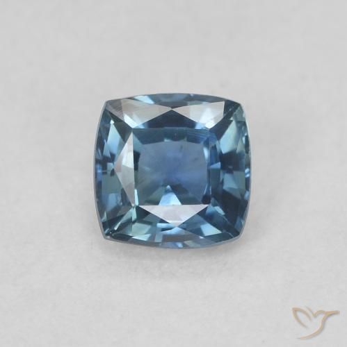 0.48ct Natural Azul profundo Safira, Almofada, VVS-VS