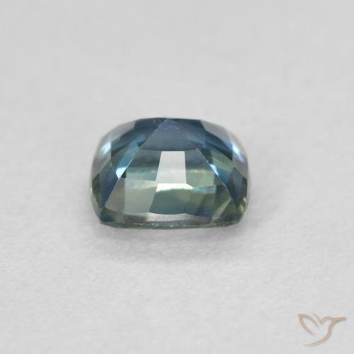 Safira Azul profundo Natural 0.48ct, Almofada, VVS-VS
