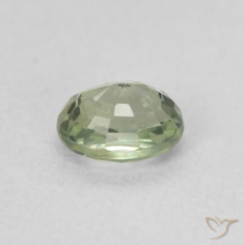 Safira Verde floresta Natural 0.54ct, oval, VS