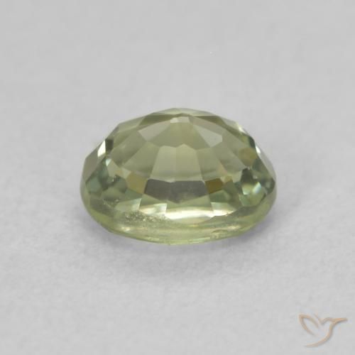 Safira Verde Floresta Quente Natural 0.67ct, oval, VVS