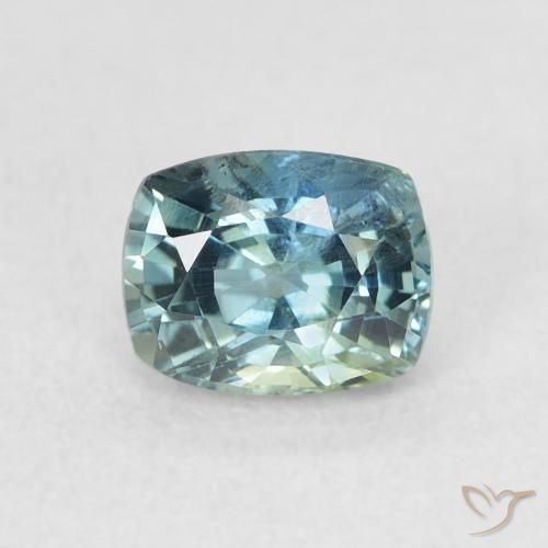0.81ct Natural Cerceta Safira, Almofada, VS