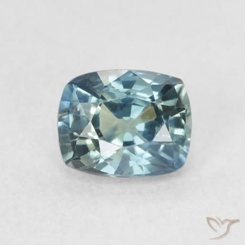 0.72ct Natural Cerceta Safira, Almofada, VVS-VS