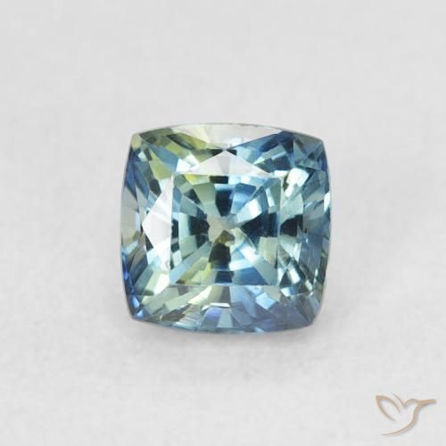 0.78ct Natural Cerceta Safira, Almofada, VVS-VS