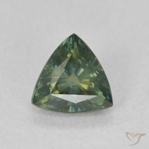 0.83ct Natural Cerceta Safira, Trilhão, VS